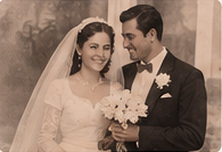 Illustrative wedding photograph